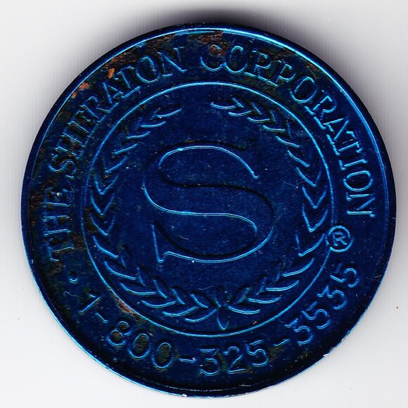 Sheraton Hotel New Orleans Aluminum Token (b51) - Picture 1 of 2